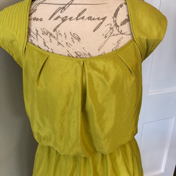 Jessica Simpson Lime Green Dress Size 6 - Picture 3 of 8